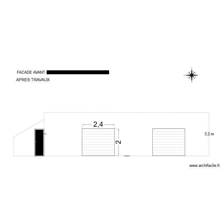 facade leblond wx. Plan de 