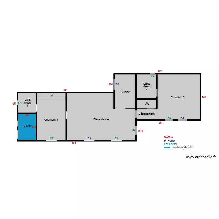 Debost dpe. Plan de 9 et 58 m² Debost dpe. Plan de 9 et 58 m²