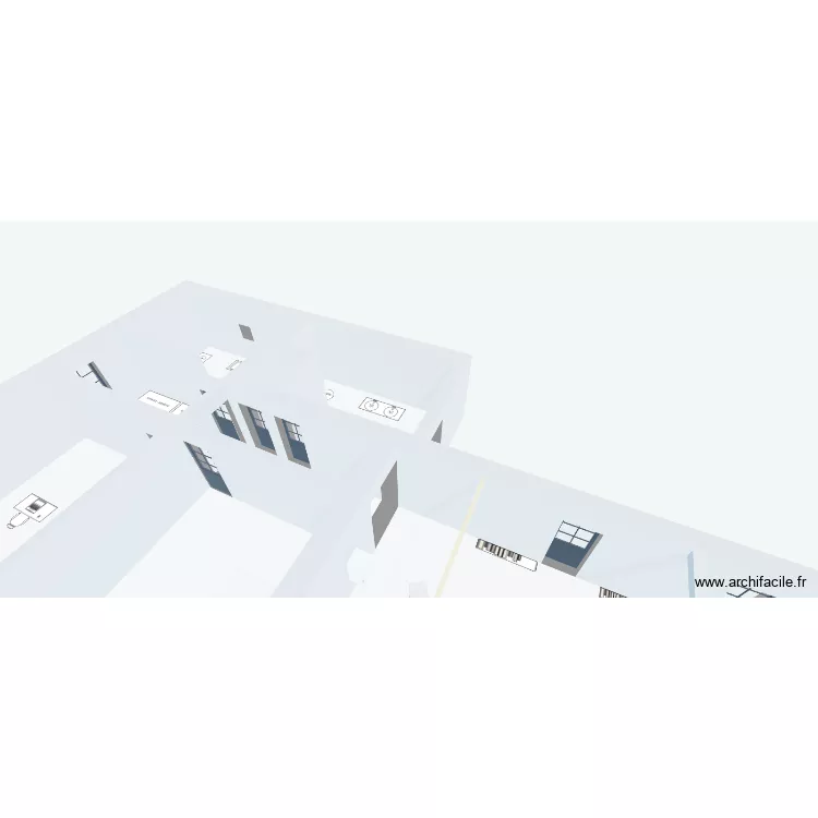 LASSERRE. Plan de 8  et 150 m²