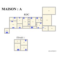 Maison 1 RDC avec radiateurs