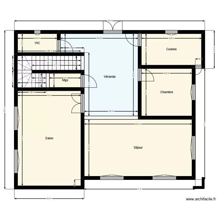 plan de terrain 10mx12m Client 36 20 14 26. Plan de 