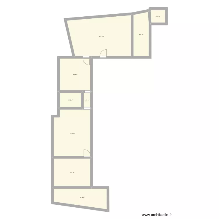 maison yzengremer. Plan de 