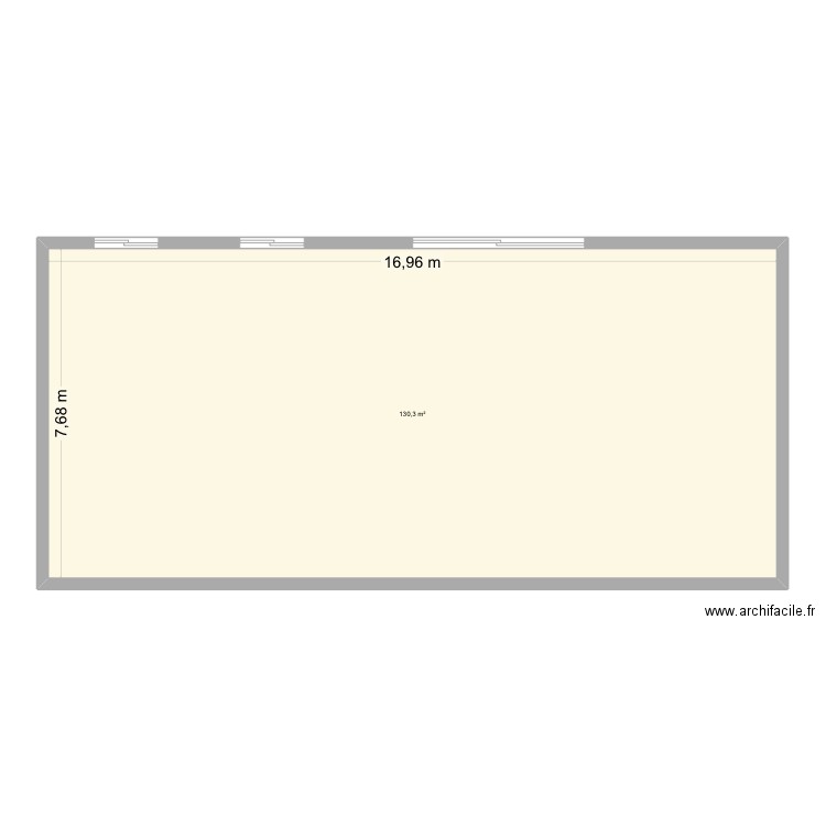 Maison 2. Plan de 1 pièce et 130 m2