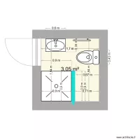 salle de bain &eacute;tage