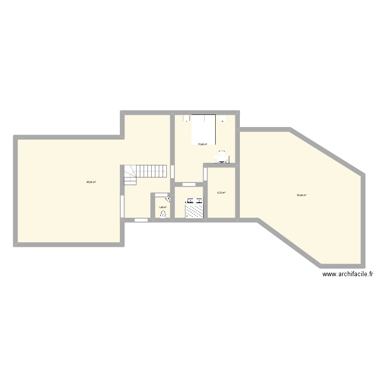 autre maison. Plan de 6 pièces et 147 m2