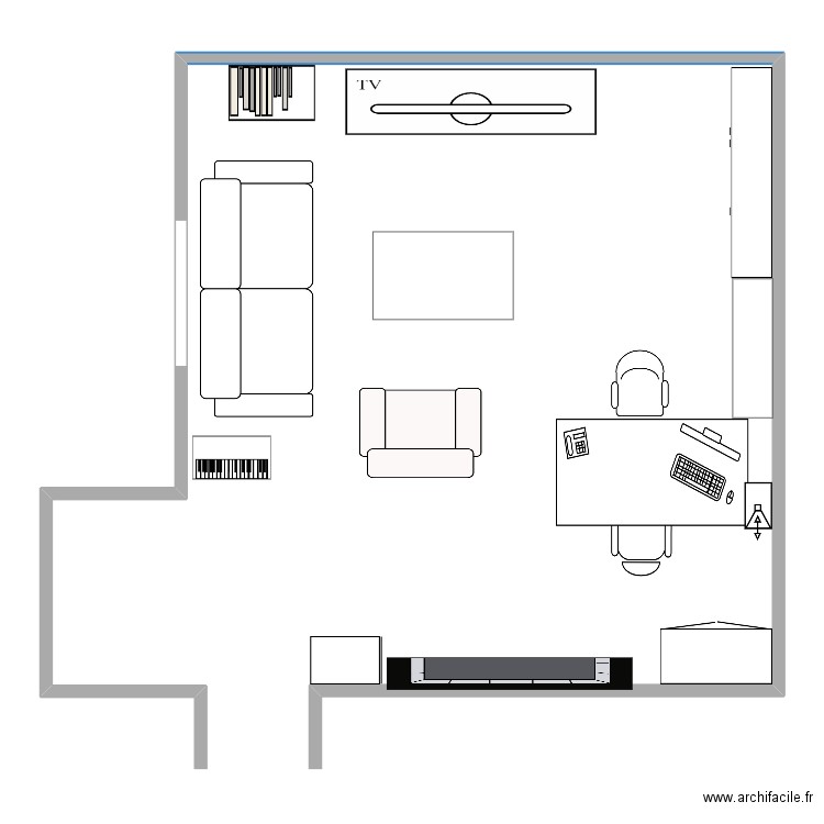 Salon 1. Plan de 0 pièce et 0 m2