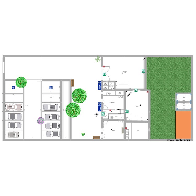 rdc la vigneronne projet 1B. Plan de 0 pièce et 0 m2