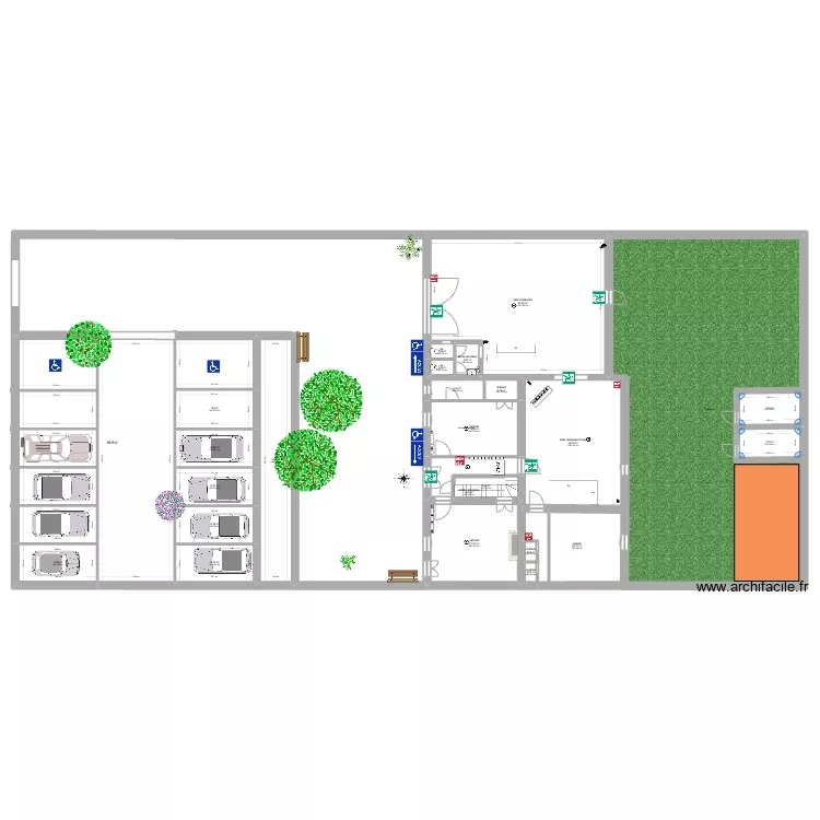 rdc la vigneronne projet 1B. Plan de rdc la vigneronne projet 1B. Plan de