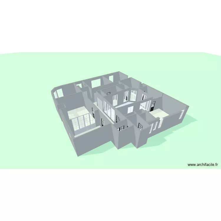 MicheletTest2. Plan de 23  et 217 m²