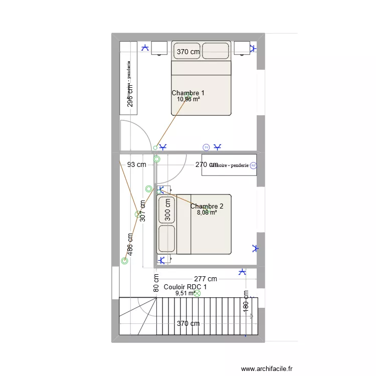 VALRAS 32. Plan de 5 et 61 m² VALRAS 32. Plan de 5 et 61 m²