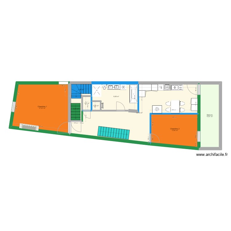 2eme étage fini. Plan de 0 pièce et 0 m2 2eme étage fini. Plan de 0 pièce et 0 m2