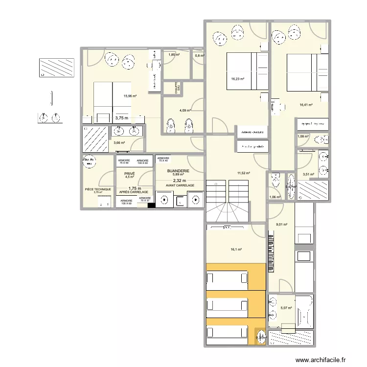 PLAN REZ-DE-JARDIN DU 16 JUIN. Plan de 20 et 122 m² PLAN REZ-DE-JARDIN DU 16 JUIN. Plan de 20 et 122 m²