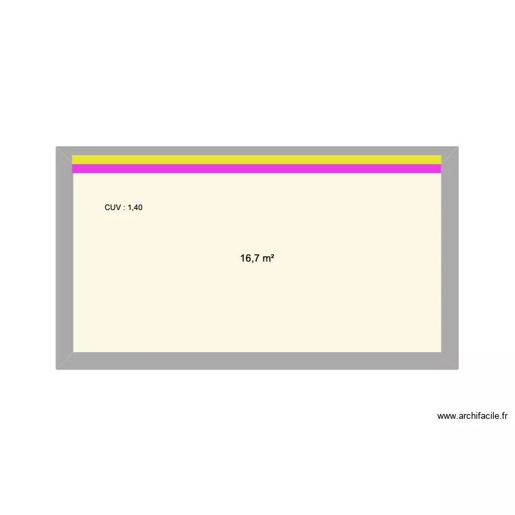 SAWKINS. Plan de 1  et 17 m²