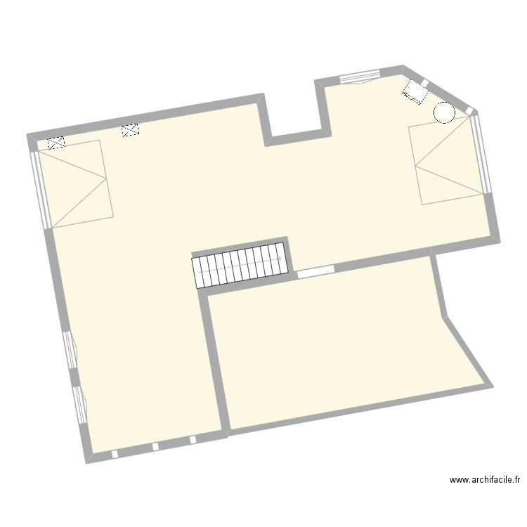 MUR06_SS. Plan de 2 pièces et 124 m2