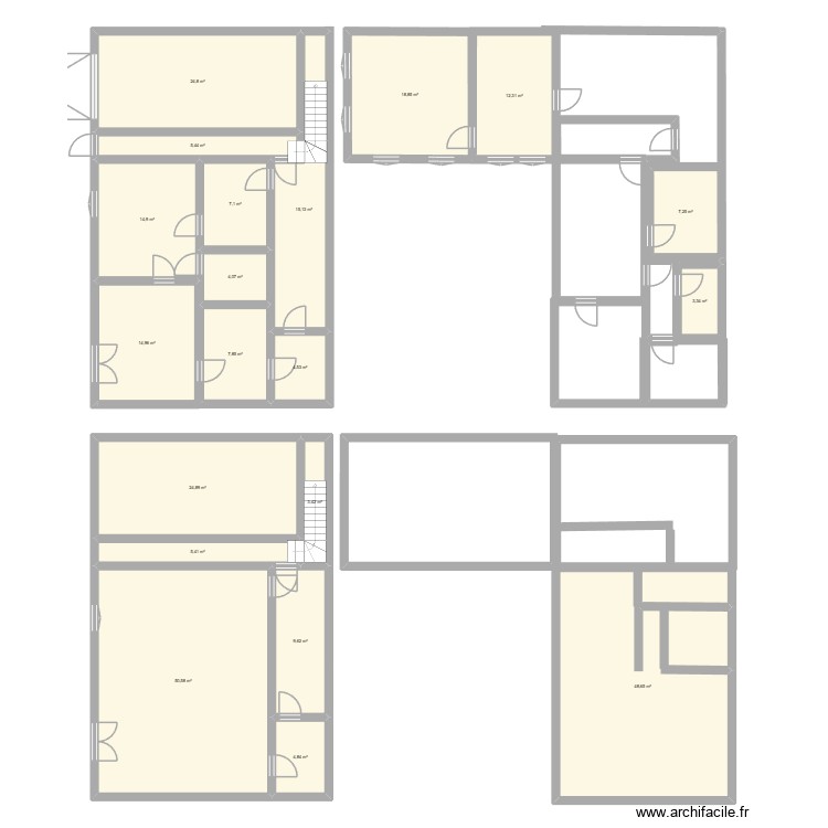 RDC Lagr&eacute;n&eacute;e. Plan de 0 pièce et 0 m2