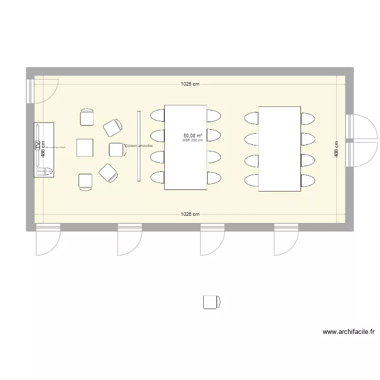 Open-space Bureau. Plan de 