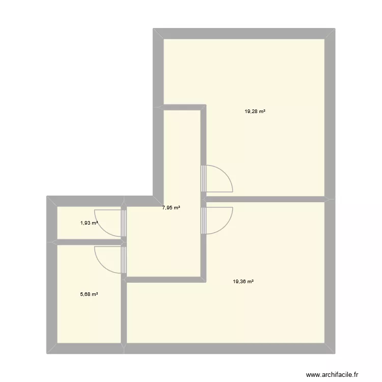 agrandissement. Plan de 5 et 54 m² agrandissement. Plan de 5 et 54 m²