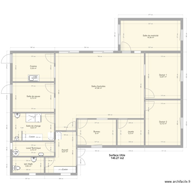 MICRO CRECHE 2. Plan de 0 pièce et 0 m2