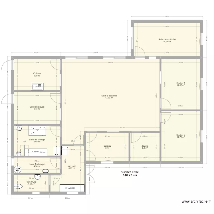 MICRO CRECHE 2. Plan de 