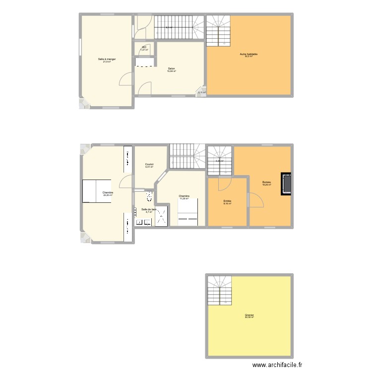 Saint-Julien-Le-Châtel v2. Plan de 0 pièce et 0 m2