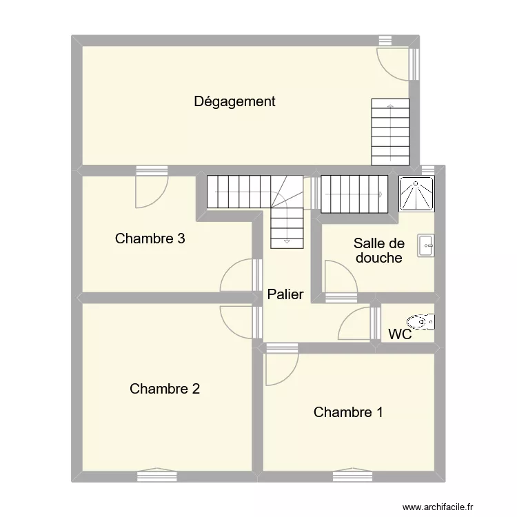 goncalvez etage. Plan de 8 et 81 m² goncalvez etage. Plan de 8 et 81 m²