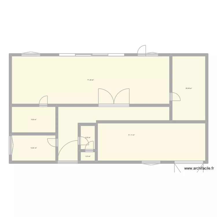 Maison Ressaix 4. Plan de 