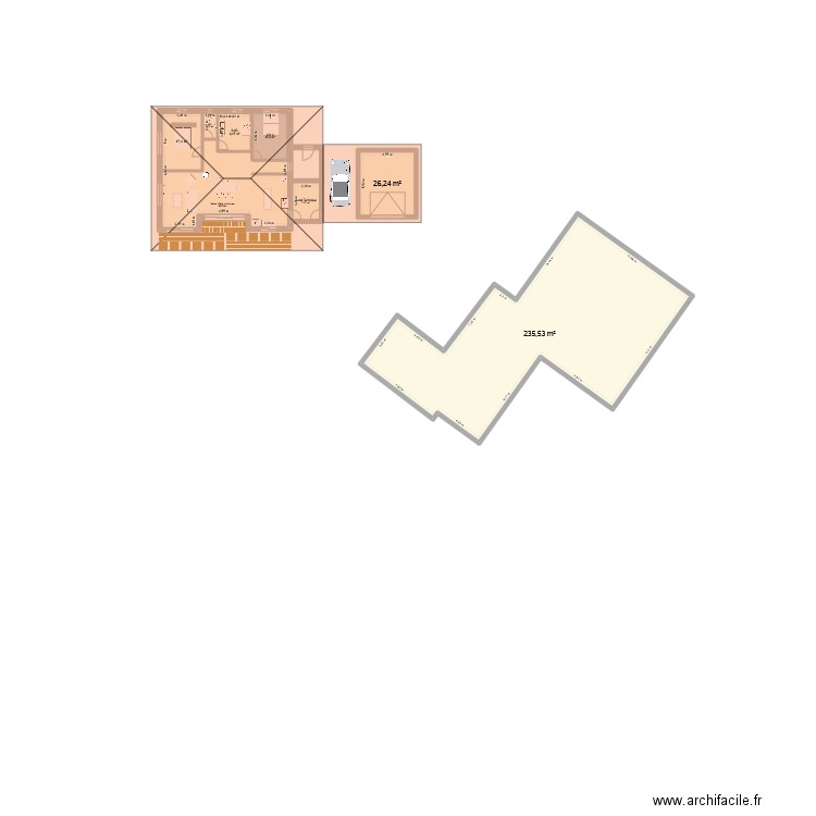 Maison Laroque V05072025. Plan de 8 pièces et 414 m2