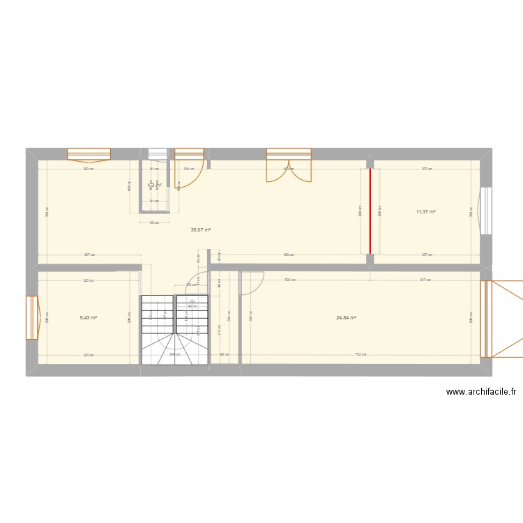 Maison Viry 2. Plan de 5 pièces et 86 m2