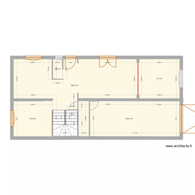 Maison Viry 2. Plan de 5 et 88 m² Maison Viry 2. Plan de 5 et 88 m²
