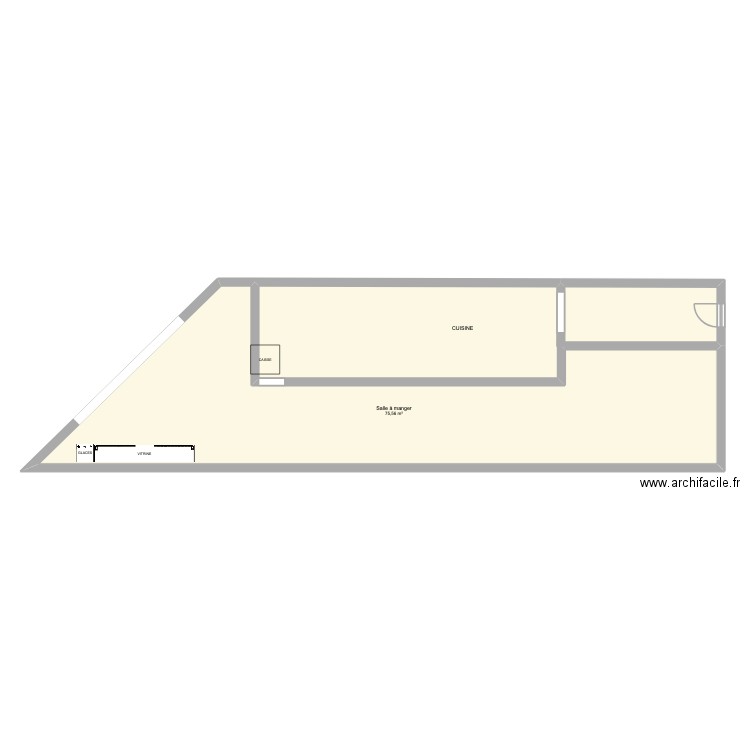 toasushi. Plan de 2 pièces et 118 m2