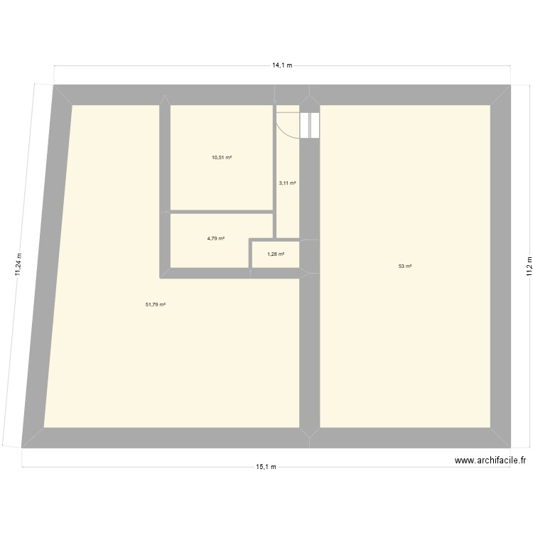 maison TAVAUX. Plan de 9 pièces et 386 m2