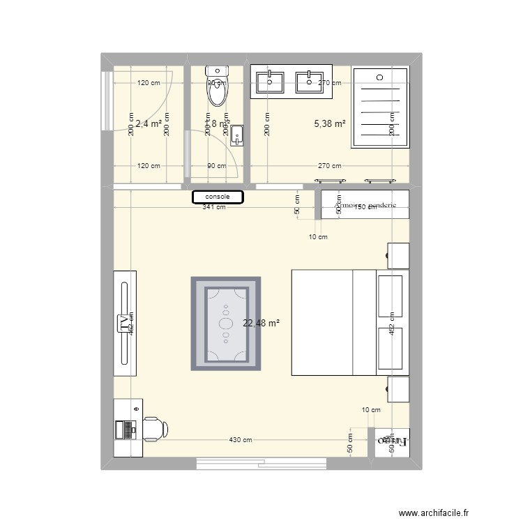 version finale 1 chambre. Plan de 0 pièce et 0 m2