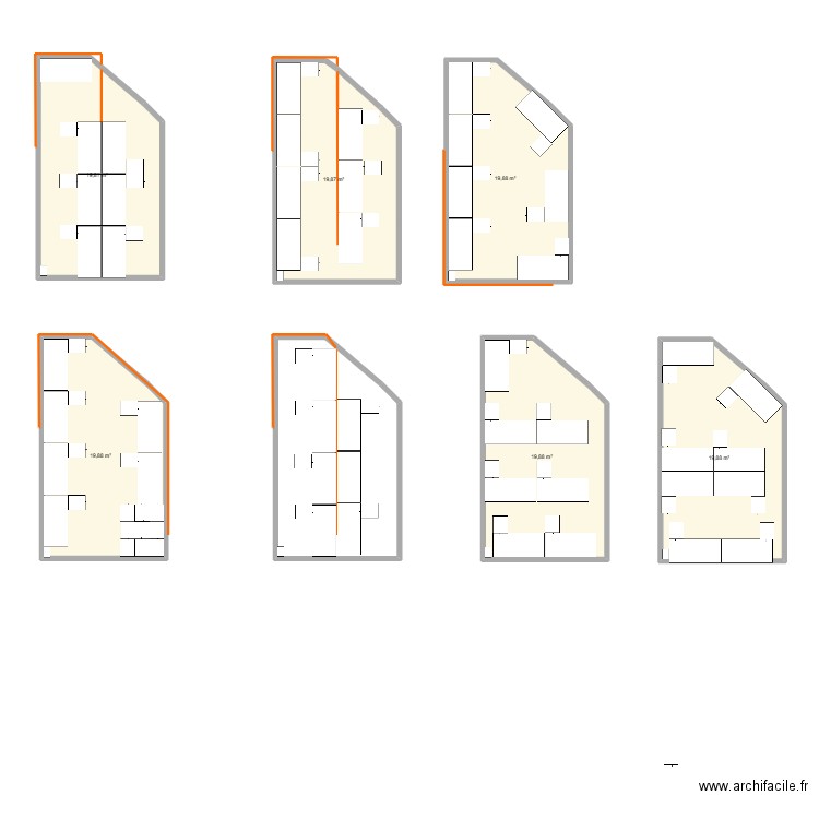 réorga ctrl final S03-S04. Plan de 6 pièces et 119 m2