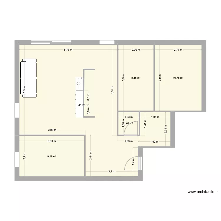 maison. Plan de maison. Plan de