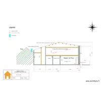 vue coupe magasin avec cotations