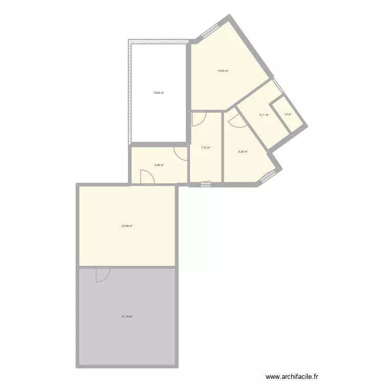 PROJET. Plan de 9 et 122 m² PROJET. Plan de 9 et 122 m²