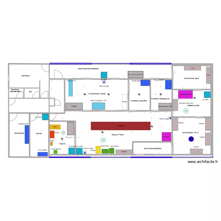 LABO_PACIFIC FLAVOUR_Aout2026. Plan de 13  et 166 m²