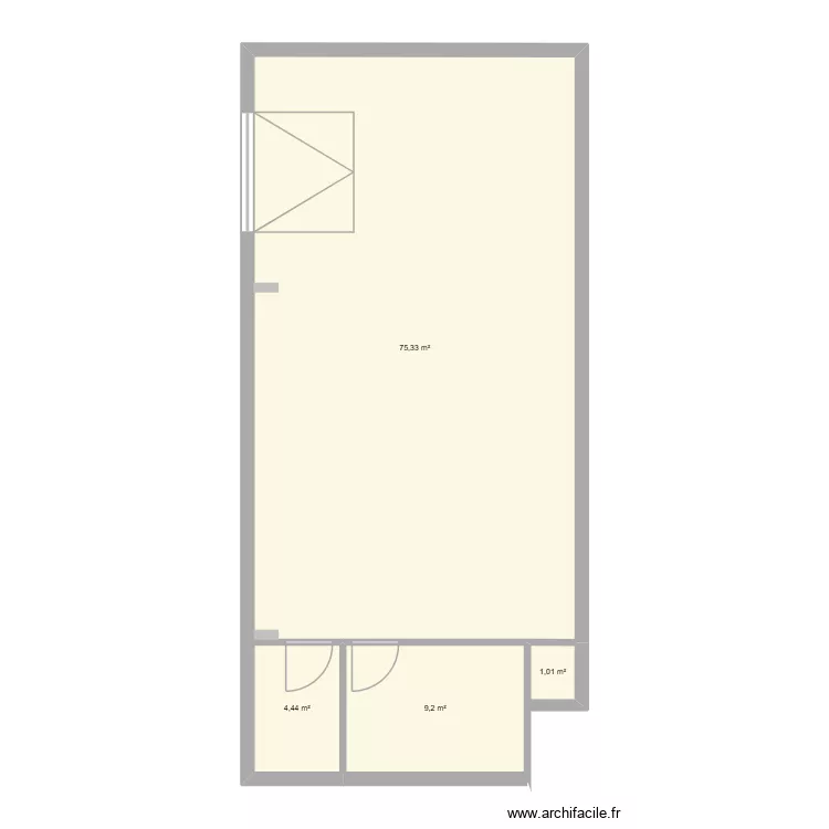 Carca 2. Plan de 4  et 90 m²