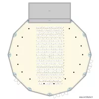 Grande salle avec chaises X 330