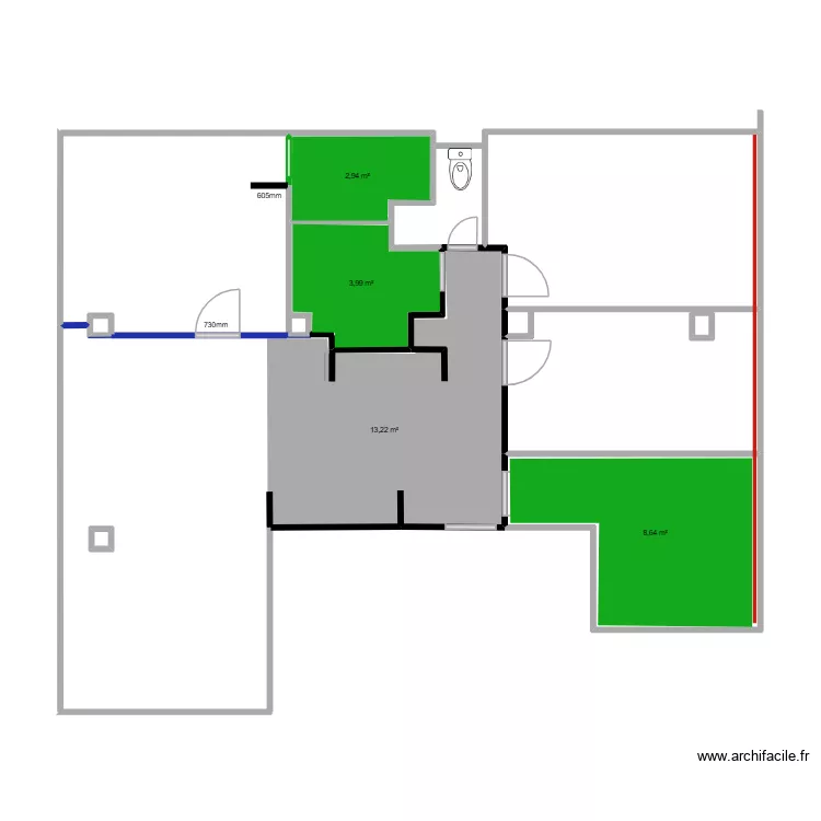 NELVA FAUX PLAFOND. Plan de 10  et 85 m²