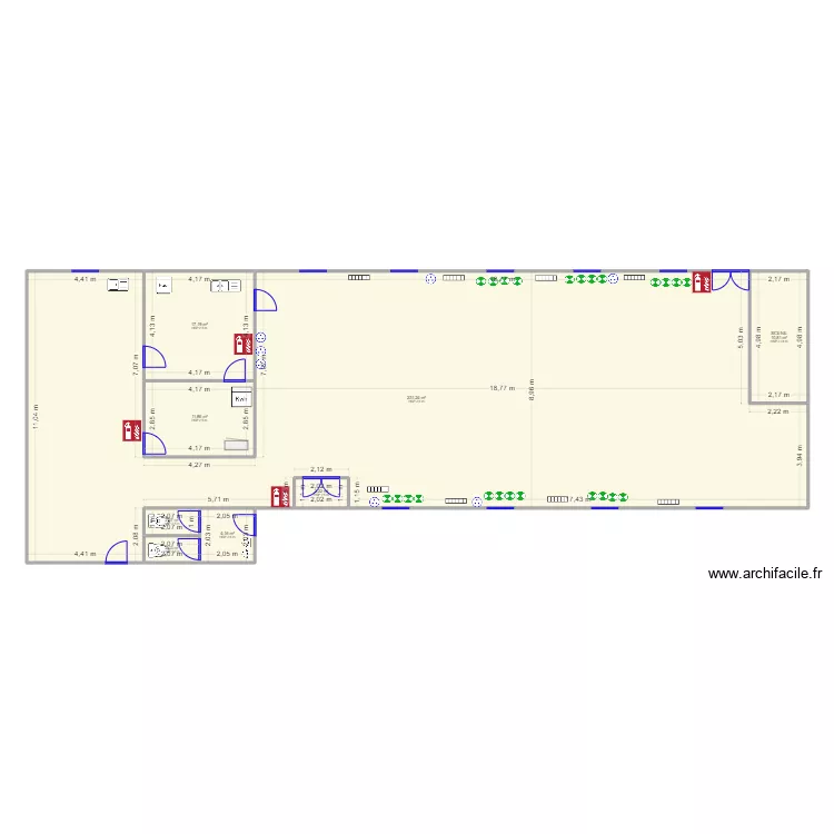 Salle Bainghen. Plan de Salle Bainghen. Plan de