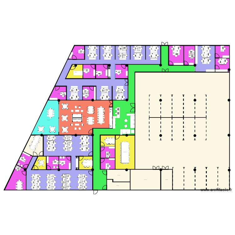 Maison vvvvvvvvvvvvvv. Plan de 33 pièces et 1434 m2