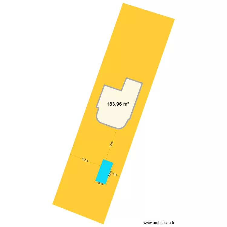 HUBERT. Plan de 