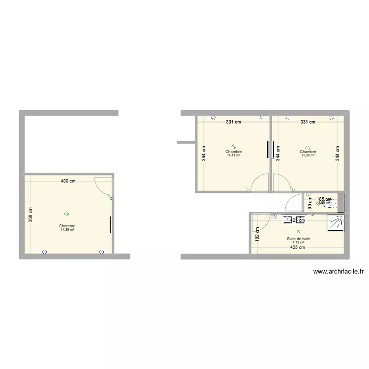 LEROY Gilbert. Plan de 