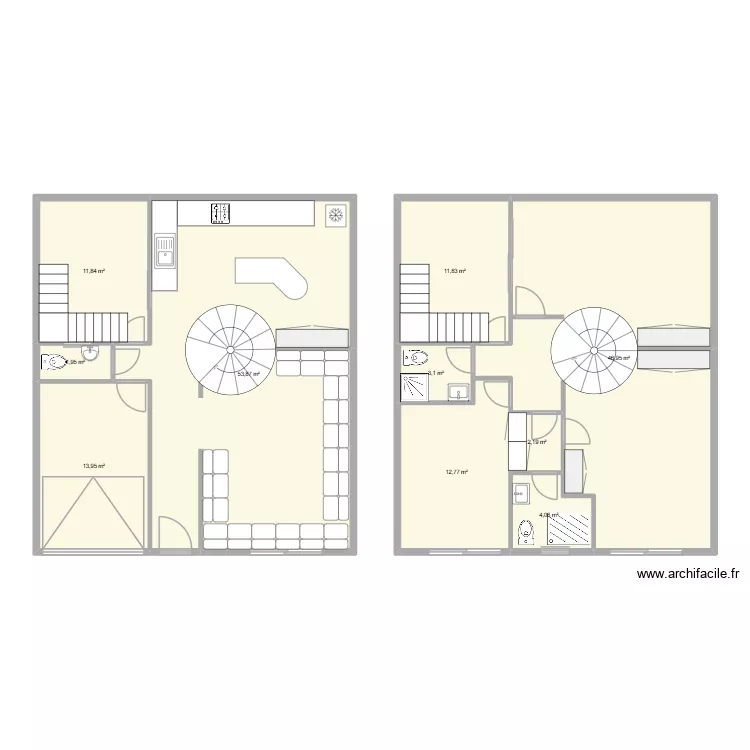 RDC. Plan de 10 et 163 m² RDC. Plan de 10 et 163 m²