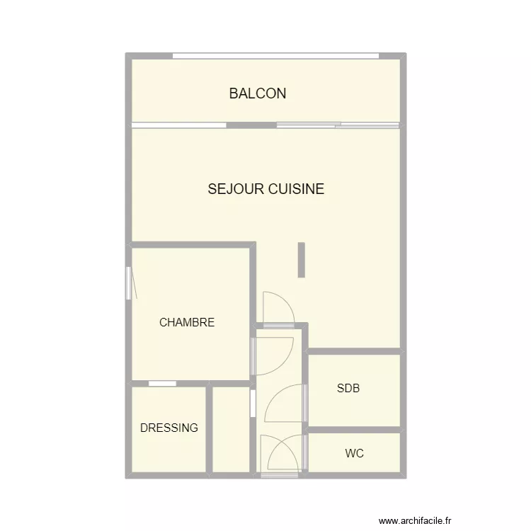 NIMES NOVACKY. Plan de 8  et 34 m²