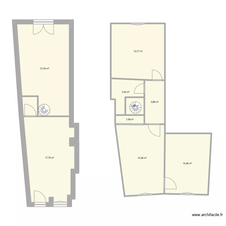 CASSABOIS. Plan de 9 et 89 m² CASSABOIS. Plan de 9 et 89 m²