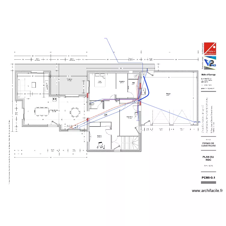 renou PL RDC. Plan de 