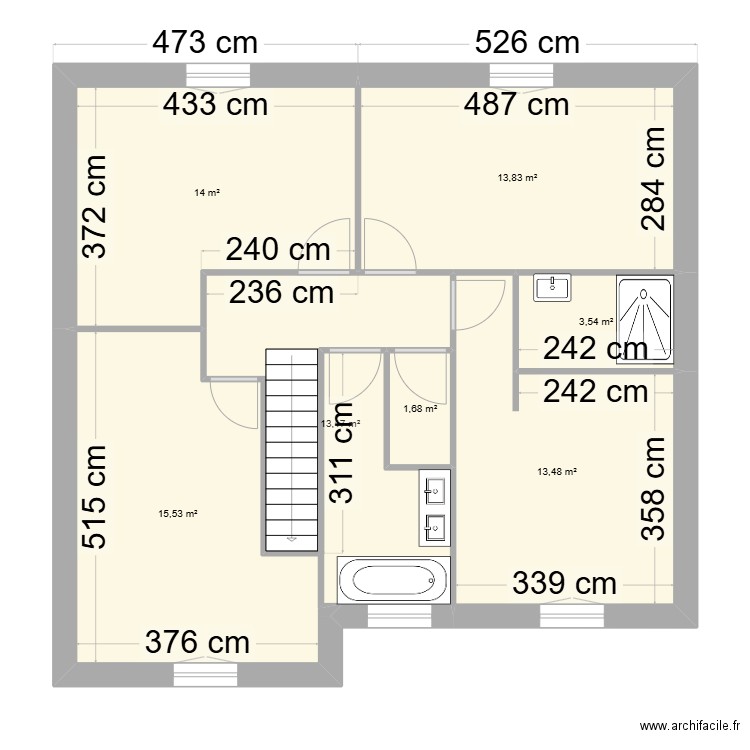 sonchamps. Plan de 20 pièces et 225 m2