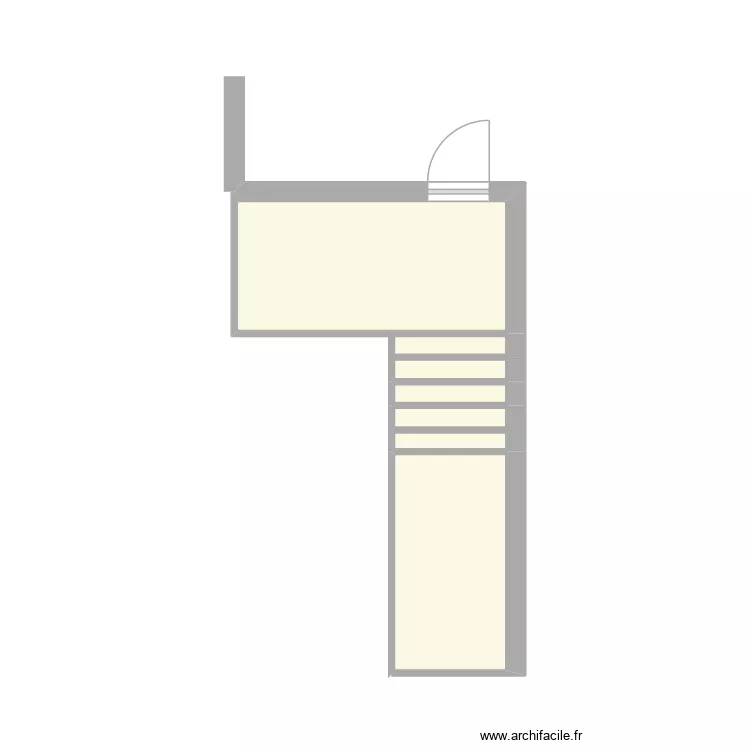 buisson avt trx. Plan de 7  et 12 m²